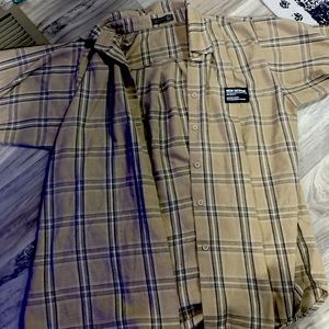 oversized cover button up shirt